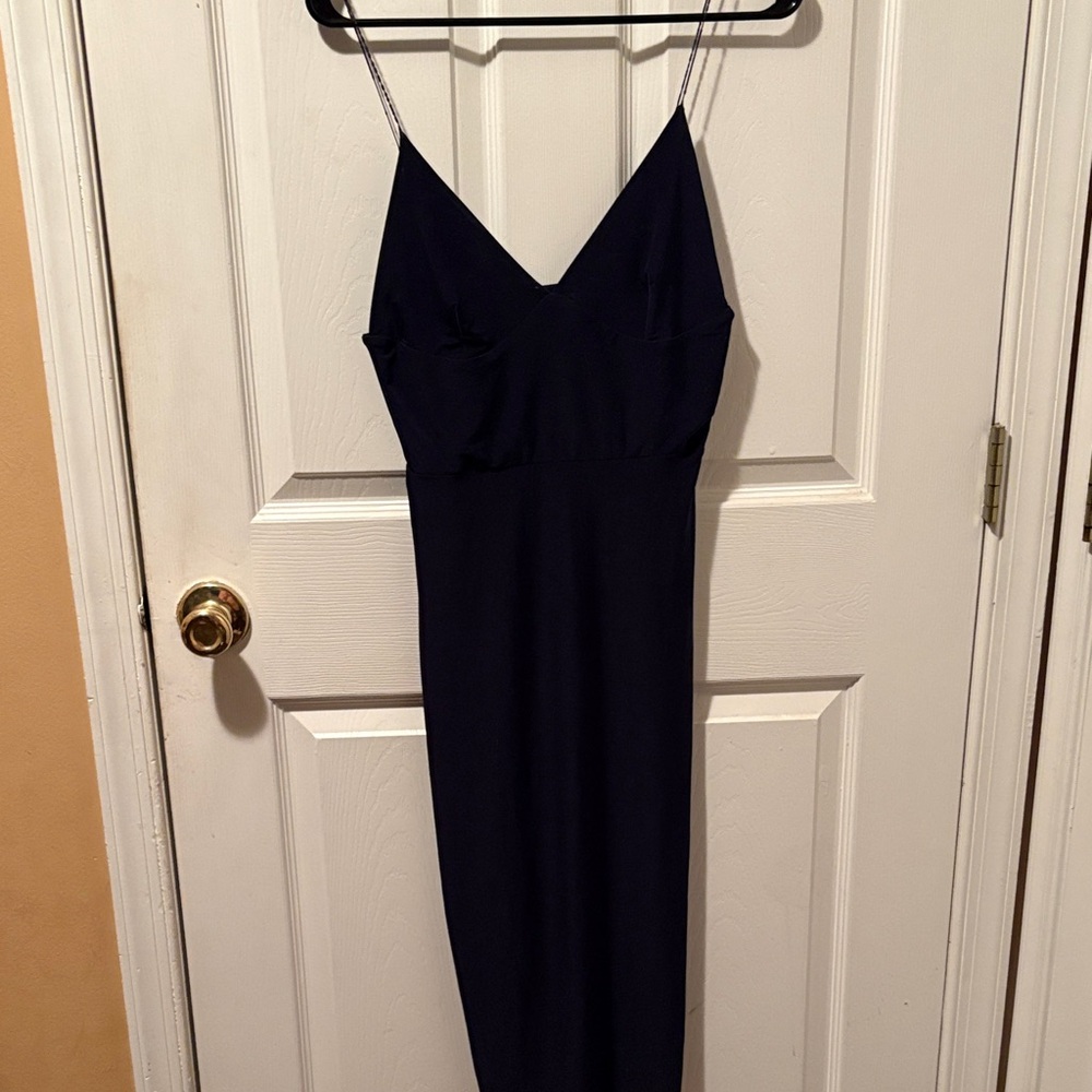 Club L London Strapless Black Dress